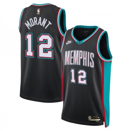 Dres Memphis Grizzlies Ja Morant Nike 2025-26 Classic Edition Crno Swingman